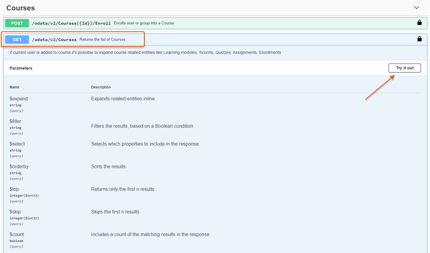 Get the URL of a course1.png